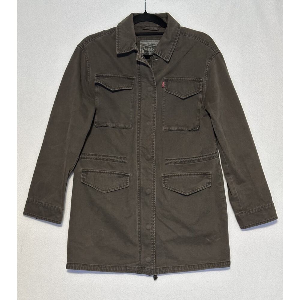 Levi’s Utility Gorpcore Field Jacket Womens Small Parka Streetwear Cinch Waist